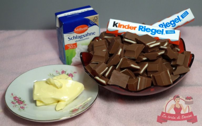 Wie Du eine Kinderschokoladen Ganache herstellst